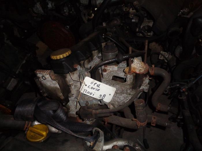 Engine from a Opel Corsa B (73/78/79) 1.2i City,Swing 1998