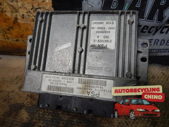 Used Injection computer Peugeot 307 (3A/C/D) 1.4 Price € 38,00 Margin scheme offered by Autorecycling Chino B.V.