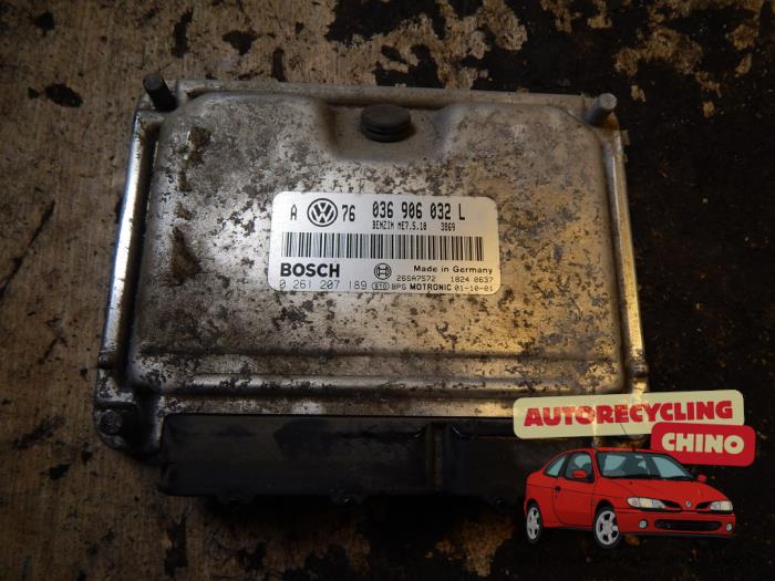 Used Engine management computer Volkswagen Golf IV (1J1) 1.4 16V Price € 70,00 Margin scheme offered by Autorecycling Chino B.V.