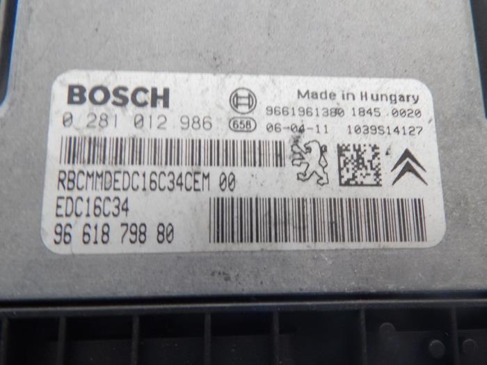 Set of locks from a Peugeot 307 (3A/C/D) 1.6 HDiF 16V 2007