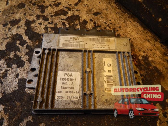 Używane Komputer sterowania silnika Peugeot 206 (2A/C/H/J/S) 1.4 XR,XS,XT,Gentry Cena € 60,00 Procedura marży oferowane przez Autorecycling Chino B.V.