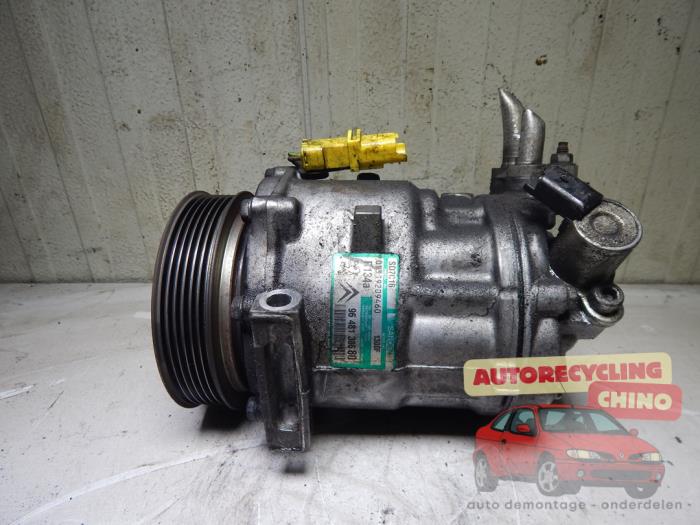 Usagé Compresseur de clim Peugeot 407 SW (6E) 2.2 16V Prix € 50,00 Règlement à la marge proposé par Autorecycling Chino B.V.