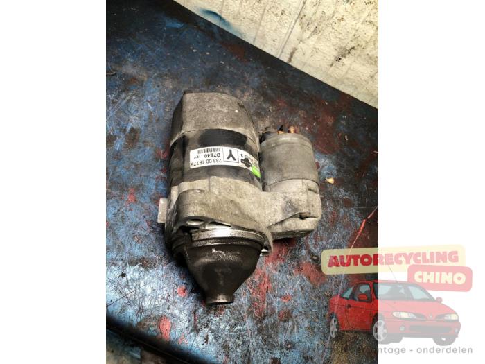 Gebrauchte Anlasser Nissan Note (E11) 1.4 16V Preis € 35,00 Margenregelung angeboten von Autorecycling Chino B.V.