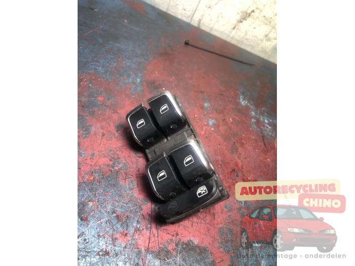 Usados Interruptor de ventanilla eléctrica Audi Q3 (8UB/8UG) 2.0 TDI 16V 120 Precio € 25,00 Norma de margen ofrecido por Autorecycling Chino B.V.