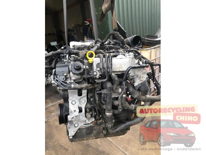 Motor van een Audi Q3 (8UB/8UG) 2.0 TDI 16V 120 2017
