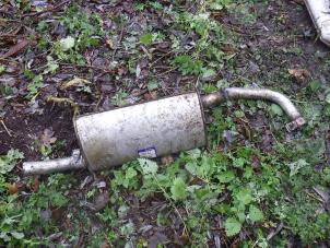 Used Exhaust rear silencer Volvo 460 1.8i DL/GL Price € 35,00 Margin scheme offered by Autorecycling Bart