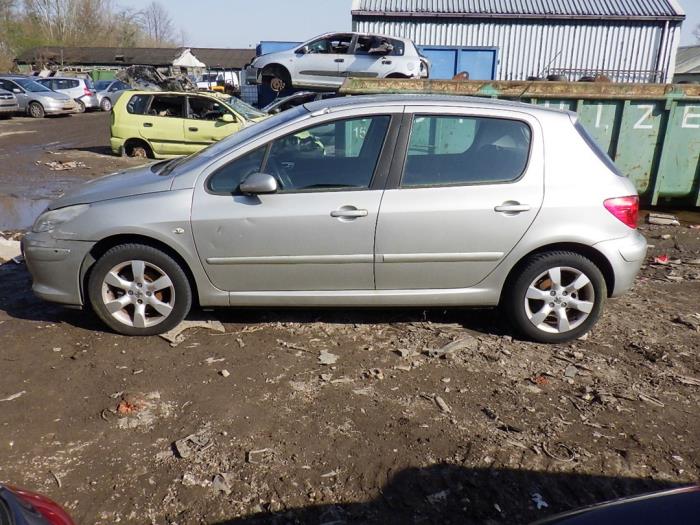 Extra window 4-door, front left from a Peugeot 307 (3A/C/D) 1.6 16V 2007