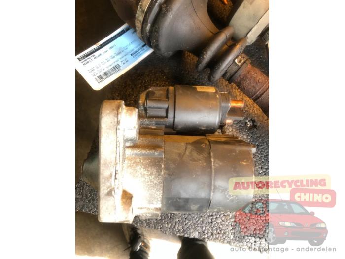 Gebrauchte Anlasser Renault Megane (BA) 1.6 16V Preis € 40,00 Margenregelung angeboten von Autorecycling Chino B.V.