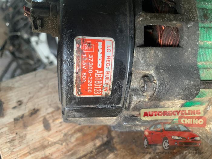 Begagnade Dynamo Hyundai Accent 1.5i 12V Pris € 35,00 Marginaltabell erbjuds av Autorecycling Chino B.V.