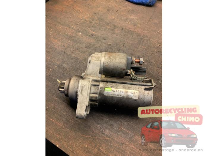 Begagnade Startmotor Volkswagen Golf Plus (5M1/1KP) 1.4 16V Pris € 35,00 Marginaltabell erbjuds av Autorecycling Chino B.V.