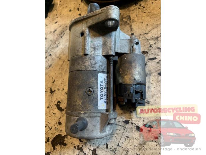 Gebrauchte Anlasser Toyota Yaris (P1) 1.3 16V VVT-i Preis € 35,00 Margenregelung angeboten von Autorecycling Chino B.V.