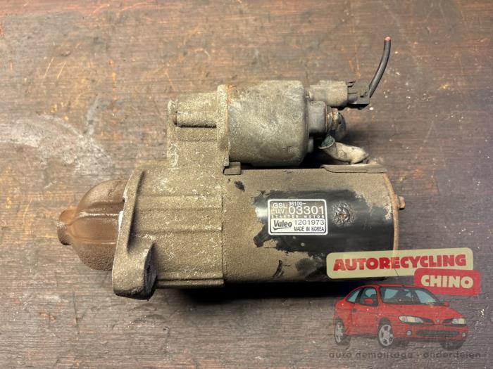 Begagnade Startmotor Kia Picanto (TA) 1.0 12V Pris € 35,00 Marginaltabell erbjuds av Autorecycling Chino B.V.