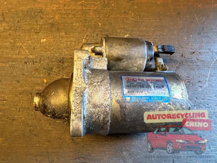 Begagnade Startmotor Kia Rio (DC22/24) 1.3 Pris € 30,00 Marginaltabell erbjuds av Autorecycling Chino B.V.