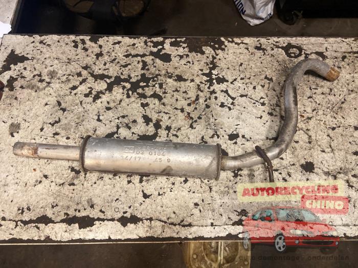 Gebrauchte Auspuff Mitteldämpfer Seat Arosa (6H1) 1.0 Mpi Preis € 30,00 Margenregelung angeboten von Autorecycling Chino B.V.