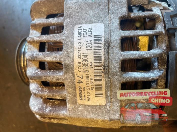 Dynamo van een Ford Ka II 1.2 2011