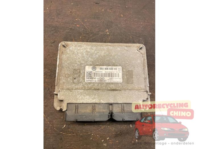 Engine management computer Seat Leon (1P1), 2005 / 2013 1.6, Hatchback, 4-dr, Petrol, 1.595cc, 75kW (102pk), FWD, BSE, 2005-07 / 2010-04, 1P1 (Used)