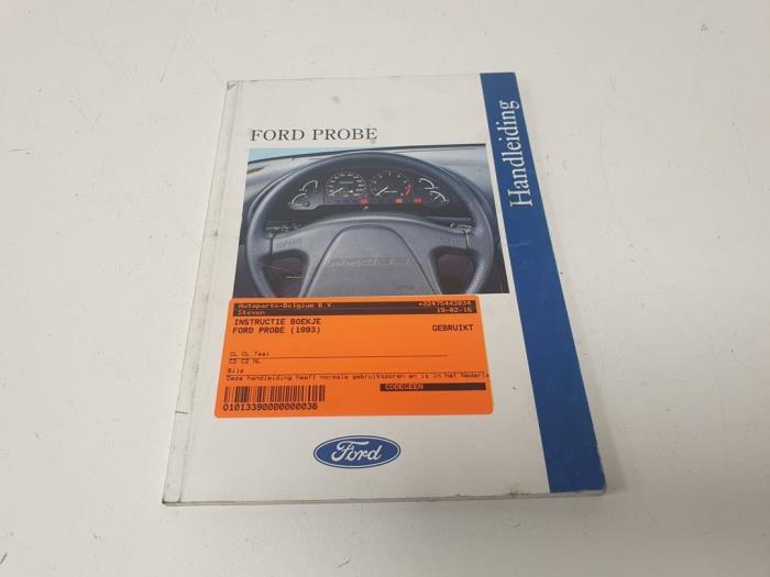 Używane Instrukcja Ford Probe Cena na żądanie oferowane przez CASPER BV