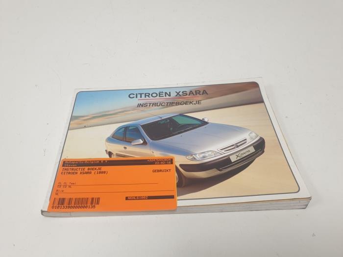 Używane Instrukcja Citroen Xsara Coupé (N0) Cena na żądanie oferowane przez CASPER BV