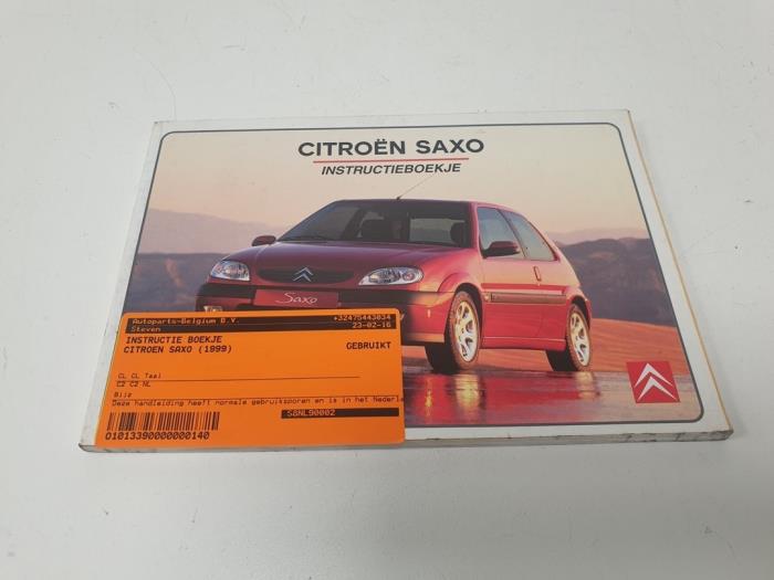 Używane Instrukcja Citroen Saxo Cena na żądanie oferowane przez CASPER BV