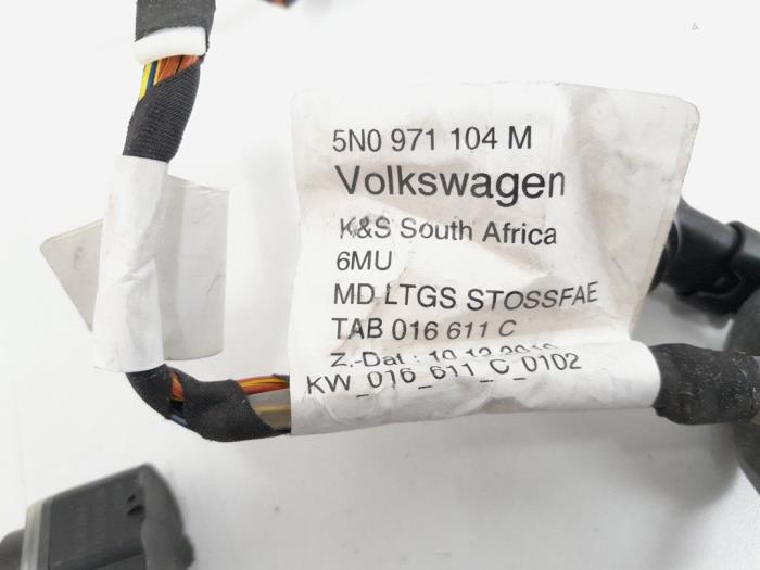 Juego de sensores PDC de un Volkswagen Tiguan (5N1/2) 1.4 TSI 16V 2010