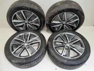 Used Set of sports wheels + winter tyres Audi Q3 (8UB/8UG) 2.0 16V TFSI 200 Quattro Price € 799,00 Margin scheme offered by GEJO Revisie & Onderdelen BV