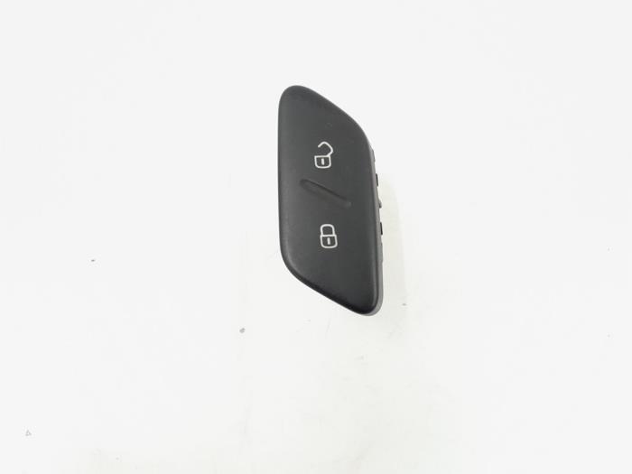 Central locking switch from a Volkswagen Polo V (6R) 1.6 TDI 16V 105 2012