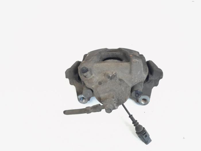 Front brake calliper, left from a Audi Q3 (8UB/8UG) 2.0 TDI 16V 140 Quattro 2013