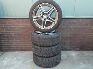 Used Set of sports wheels + winter tyres Mercedes A (W169) 2.0 A-200 3-Drs. Price € 900,00 Margin scheme offered by GEJO Revisie & Onderdelen BV