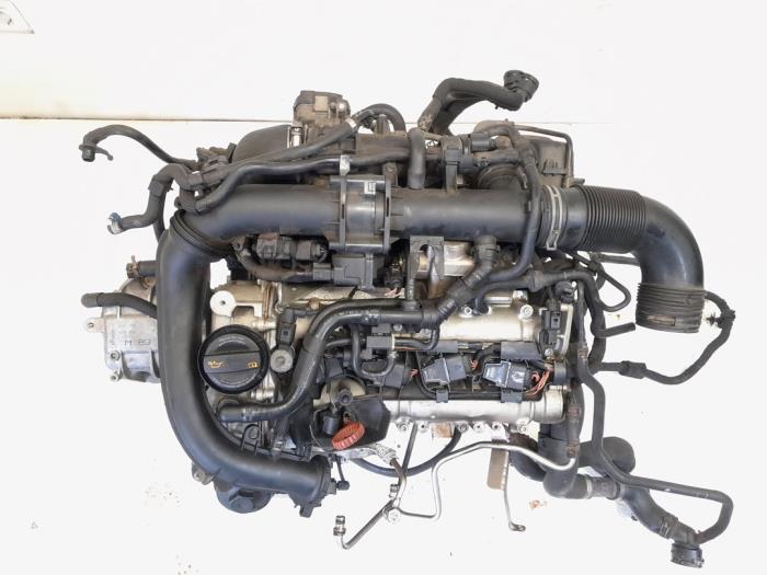 Engine from a Volkswagen Golf V (1K1) 1.4 GT 16V 2008