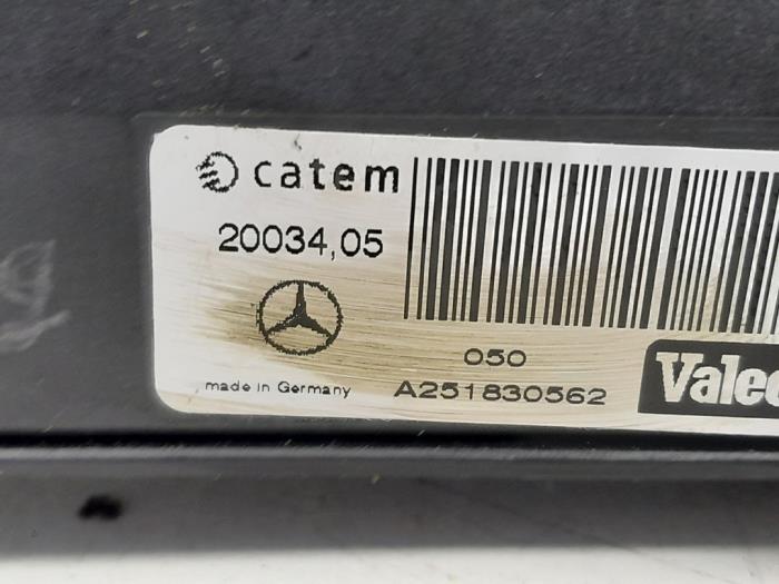 Elément de chauffage d'un Mercedes-Benz ML II (164/4JG) 3.0 ML-280 CDI 4-Matic V6 24V 2006