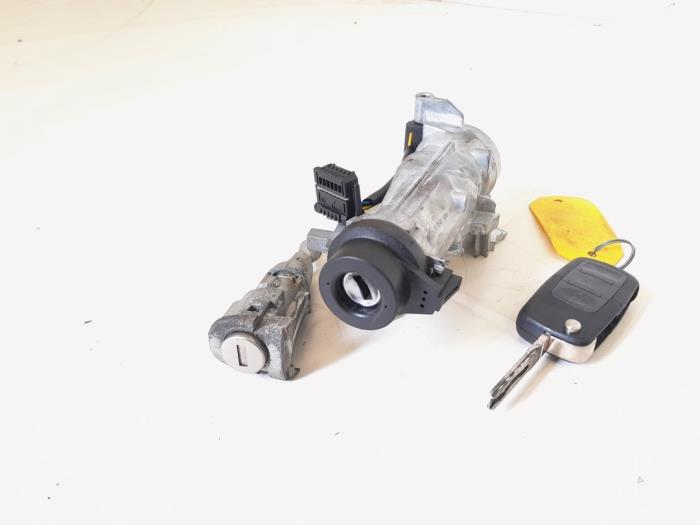 Set of locks from a Volkswagen Golf V (1K1) 1.4 TSI 122 16V 2008