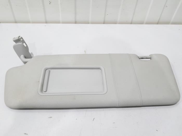 Sun visor car