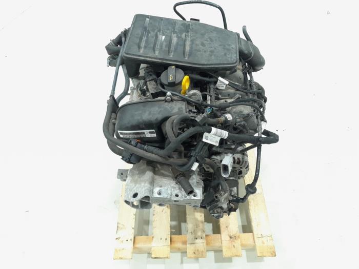 Motor van een Volkswagen Polo VI (AW1) 1.0 MPi 12V 2019