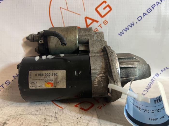 Gebrauchte Anlasser BMW 1 serie (E87/87N) 116i 1.6 16V Preis € 50,00 Margenregelung angeboten von Dag Parts