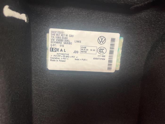 Tapicerka bagaznika z Volkswagen Golf VIII (CD1) 2.0 GTI 16V 2023