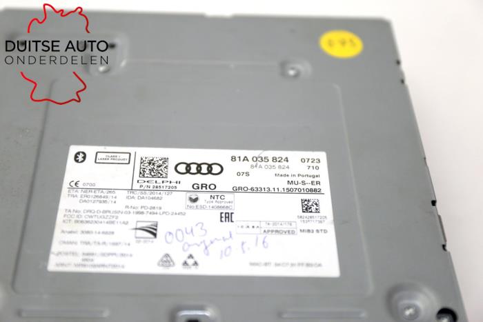 Unité de contrôle Multimedia d'un Audi Q2 (GAB/GAG) 2.0 35 TDI 16V 2018