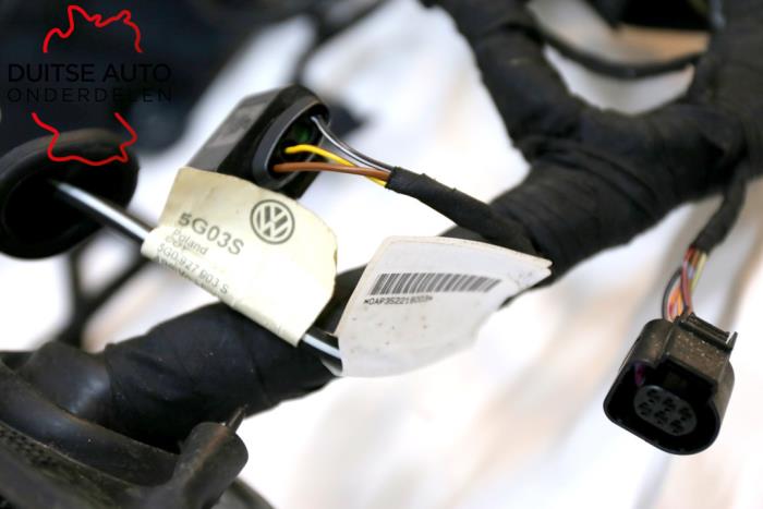 Faisceau de câbles compartiment moteur d'un Volkswagen Golf VII (AUA) 1.4 TSI 16V 2014