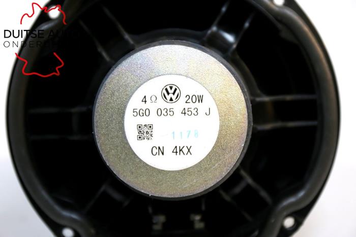 Lautsprecher van een Volkswagen Golf VII (AUA) 1.4 TSI 16V 2017