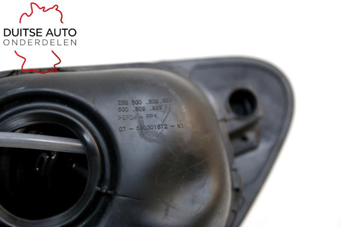 Tank cap cover from a Volkswagen Golf VII (AUA) 1.2 TSI 16V 2016