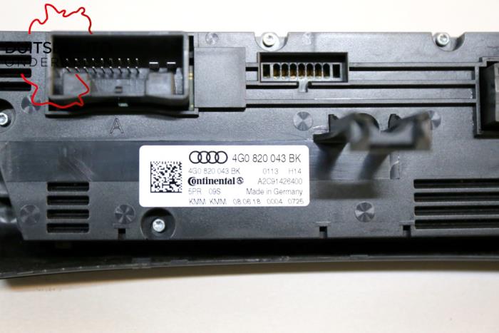 Panel climatronic z Audi A6 (C7) 3.0 V6 24V TFSI Quattro 2016