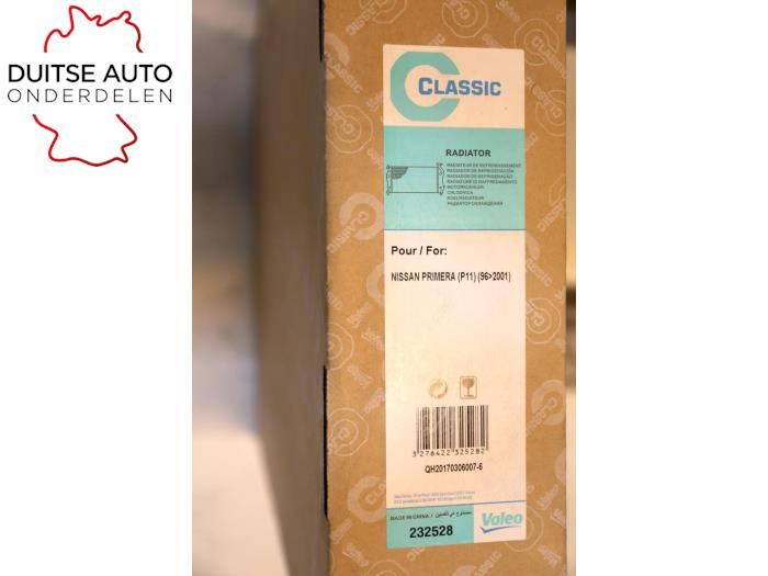 Primera Radiator Radiator Nissan Primera 2.0 SLX 16V - 232528 VALEO