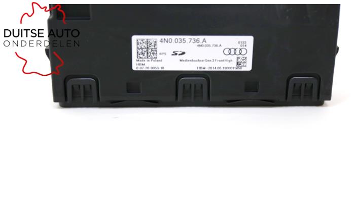 Connexion USB d'un Audi E-Tron (GEN) 55 2020