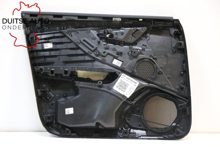 Türverkleidung 4-türig rechts vorne van een Audi Q2 (GAB/GAG) 2.0 35 TDI 16V Quattro 2022