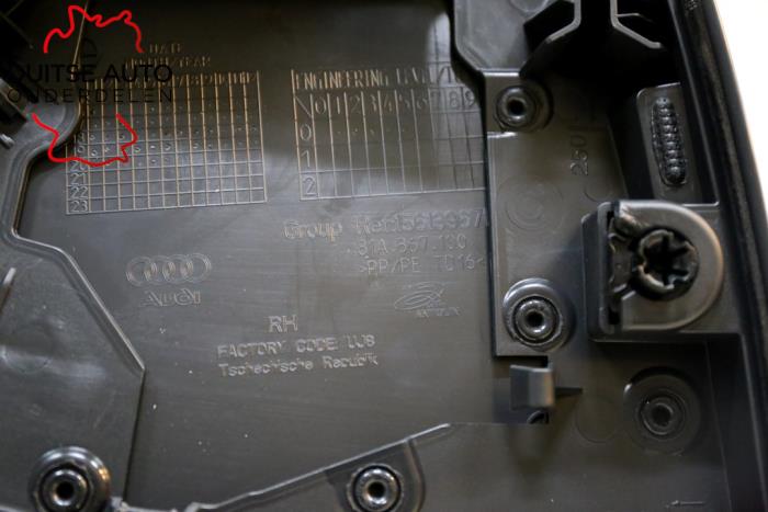 Türverkleidung 4-türig rechts vorne van een Audi Q2 (GAB/GAG) 2.0 35 TDI 16V Quattro 2022