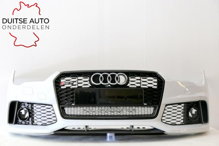 Front bumper from a Audi RS7 Sportback (4GA/4GF) 4.0 V8 TFSI Performance 32V 2017