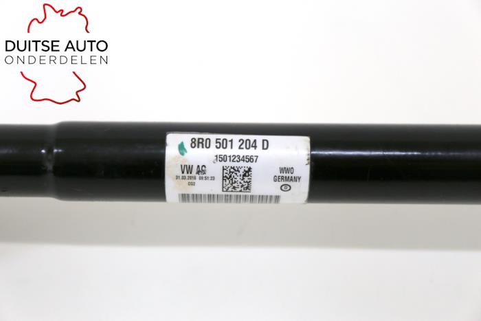 Drive shaft, rear right from a Audi RS7 Sportback (4GA/4GF) 4.0 V8 TFSI Performance 32V 2017