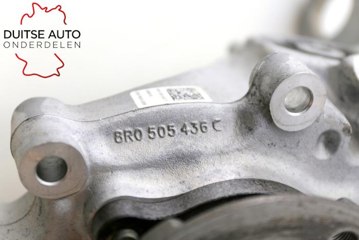 Knuckle, rear right from a Audi RS7 Sportback (4GA/4GF) 4.0 V8 TFSI Performance 32V 2017