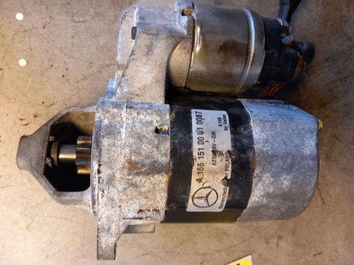 Begagnade Startmotor Mercedes A (W168) 1.4 A-140 Pris € 35,00 Marginaltabell erbjuds av Umit Sloperij