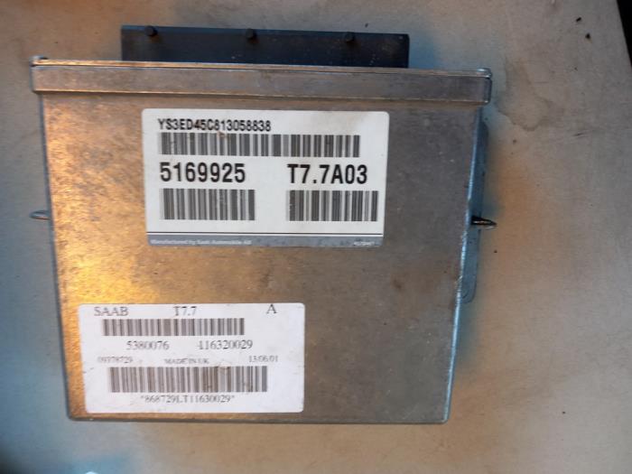 Used Engine management computer Saab 9-5 Estate (YS3E) 2.0t 16V Price € 50,00 Margin scheme offered by Umit Sloperij