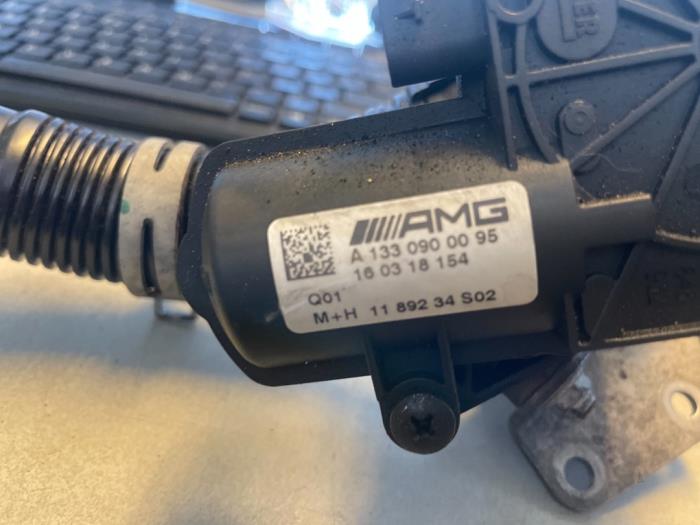 Airflow meter from a Mercedes-AMG A-Klasse AMG (W176) 2.0 A-45 AMG Turbo 16V 4-Matic 2018